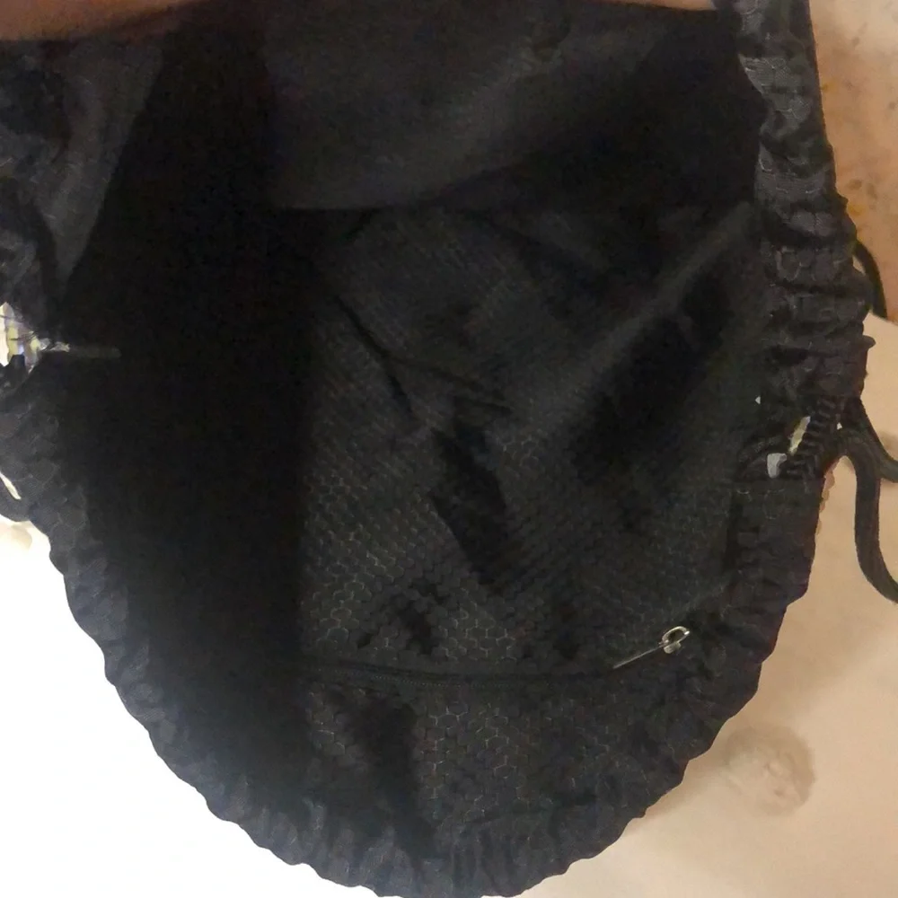 Pink and turquoise iridescent Unicorn Magic sequin backpack. - Picture 5 of 8